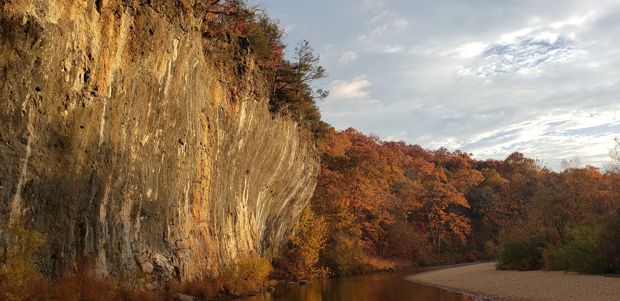 Waterfall at Echo Bluff State Park, Missouri